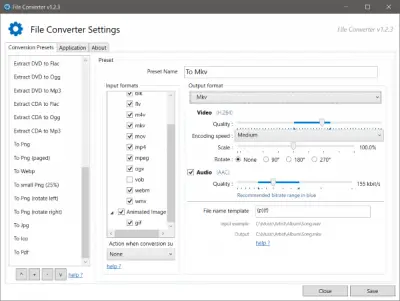 Context Menu Audio Converter 1.0.118.194 for ios instal free