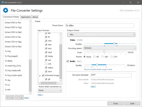 Context Menu Audio Converter 1.0.118.194 instaling