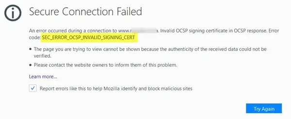 SEC_ERROR_OCSP_INVALID_SIGNING_CERT