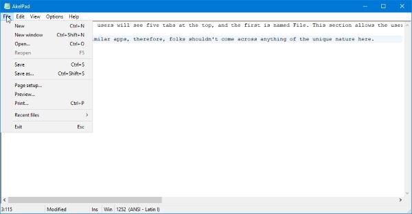 AkelPad is a feature rich Text Editor for replacing Notepad in Windows - 38