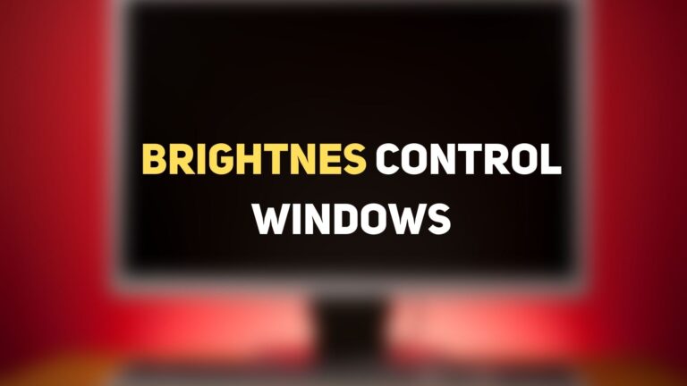 brightness control software for windows 7 dell