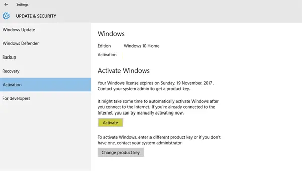 How long can you use Windows 10 without Activation