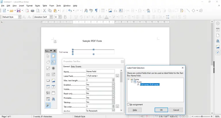 How To Create A Fillable Pdf Form In Libreoffice 3739