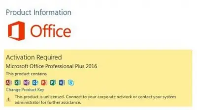 office 2016 will not activate 365