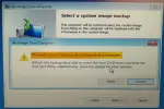 Windows cannot find a system image on this computer что делать