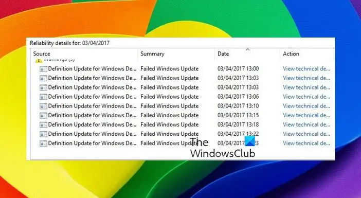 La Mise À Jour De Windows Defender A Échoué Erreur 0X80070643