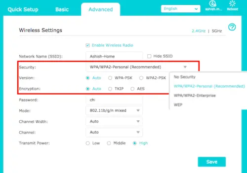 How to check Wi-Fi Network Adapter settings on Windows 11/10