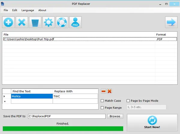 PDF Replacer Pro 1.8.8 download the last version for mac