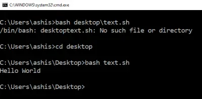 How to run .sh or Shell Script file in Windows 11/10