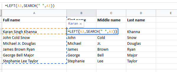 How To Separate First And Last Name In Excel 8637