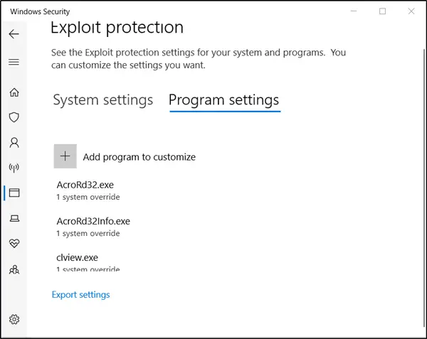 how to turn off exploit protection windows 11