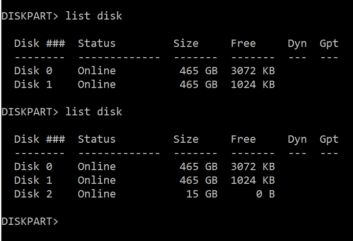 how to format usb drive diskpart