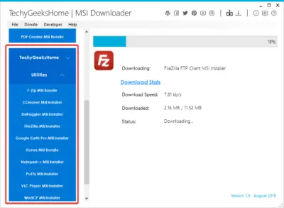 msi drivers download windows 10
