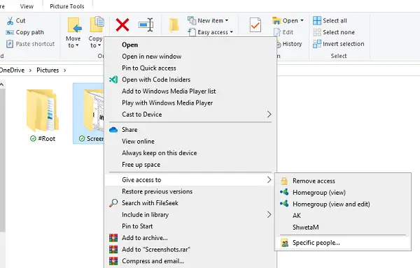 how to create a shared folder in windows 10