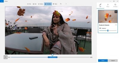 video editor in windows 10 photos app