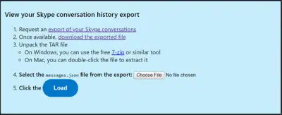 backup skype chat history