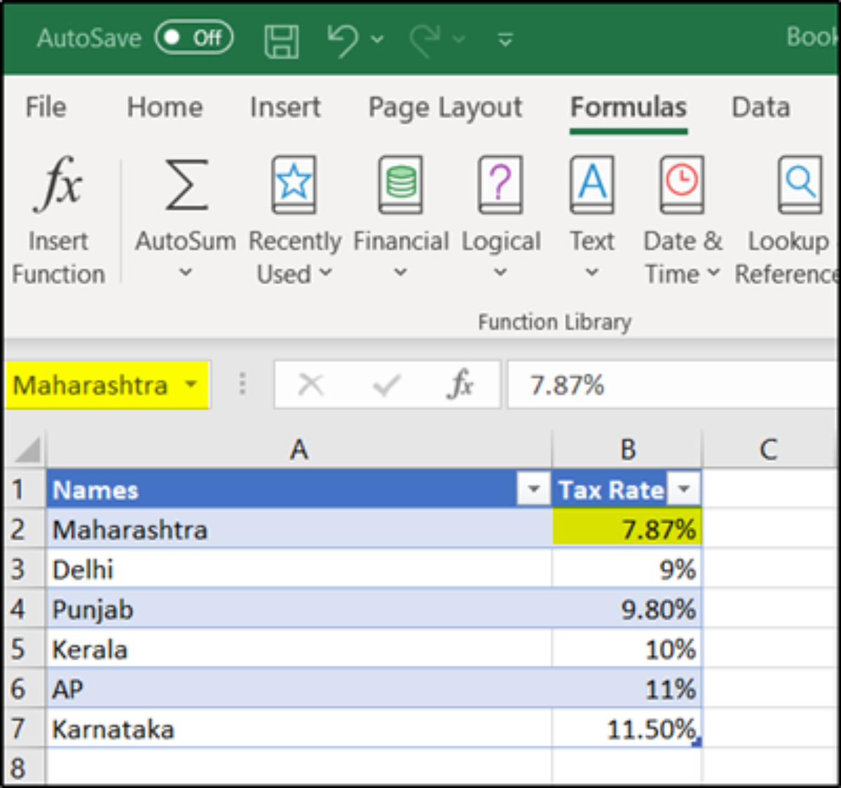 How To Define Use And Delete Names In Excel Formulas