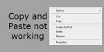 Copy and Paste not working in Windows 10