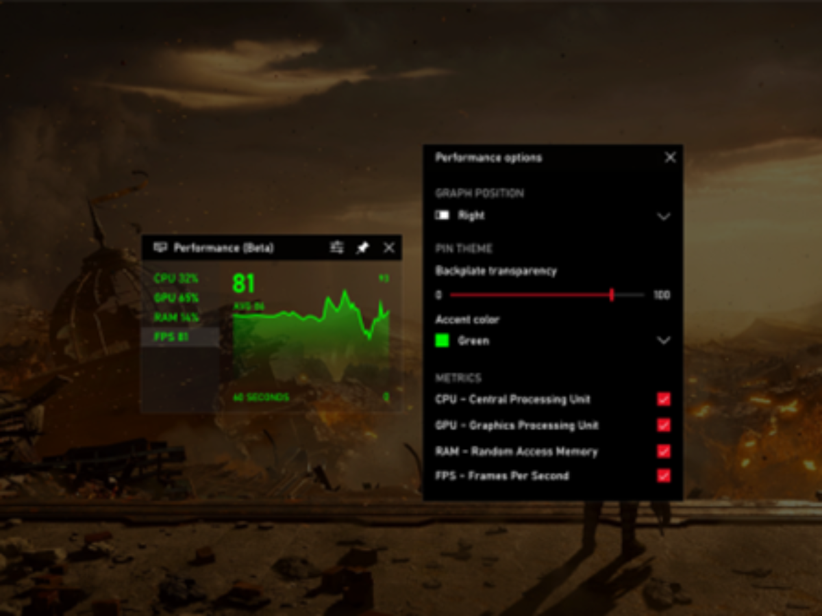 Turn On Use Frames Per Second Fps Counter On Windows 10