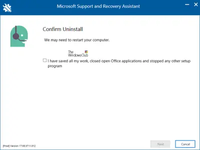 microsoft support and recovery assistant