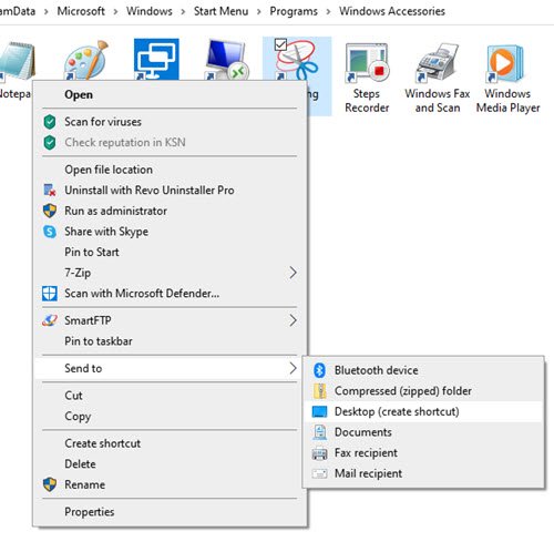windows keyboard shortcut for snipping tool