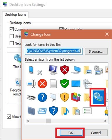 add folder icons to windows 10