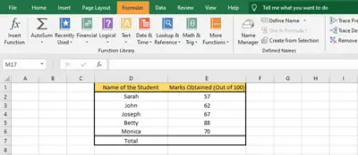 How to insert Formulas and Functions in Microsoft Excel - New4Trick.Com