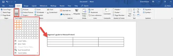 Beginner's Guide to Microsoft Word 