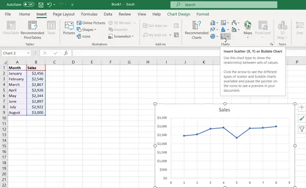 excel trendline equation to cell