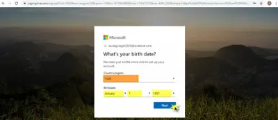 outlook sign up