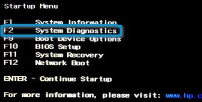 Hp pc hardware diagnostics uefi как зайти в биос