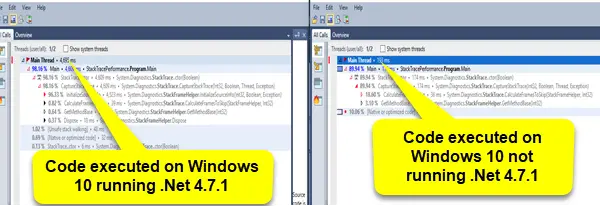 System.Diagnostics.StackFrame performance degrade