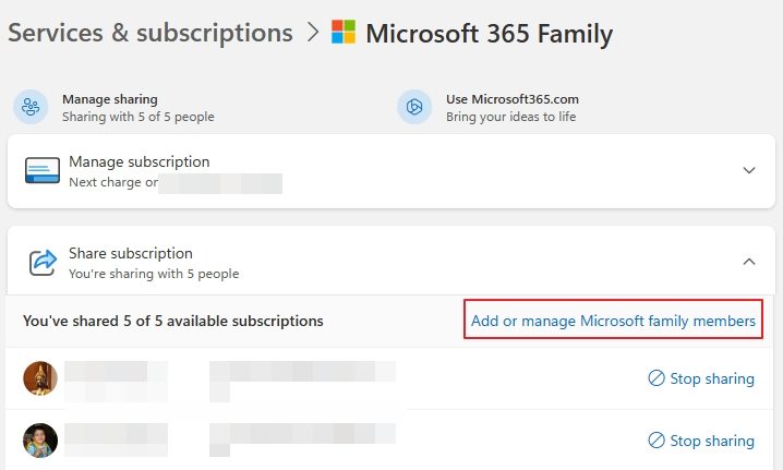 Add Family Members to Microsoft Office 365