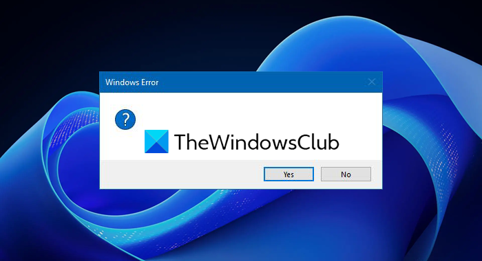 Empty or blank dialog boxes with no text in Windows 1110