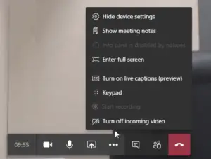 How to blur the background in Microsoft Teams meeting