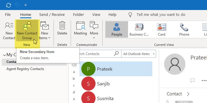 How To Create A Contact Group In Outlook To Send Emails In Bulk