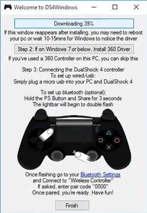 how to connect a ps controller to pc