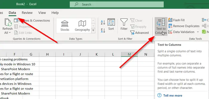 How To Split One Column Into Multiple Cells In Excel Printable Templates