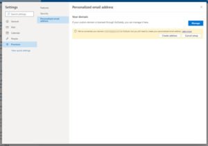 create outlook email id