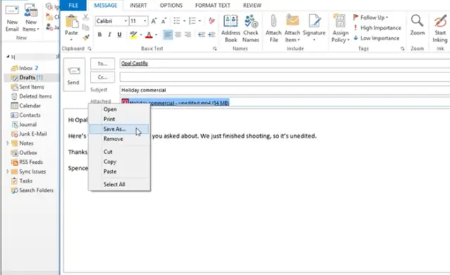 why do emails disappear from my inbox in outlook 2013