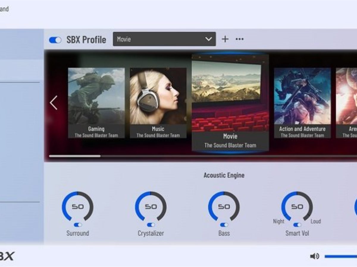 Configure Audio Settings Of Sound Blaster Card On Windows 10