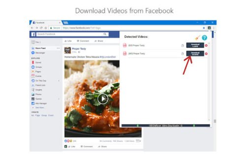 download private facebook video online free
