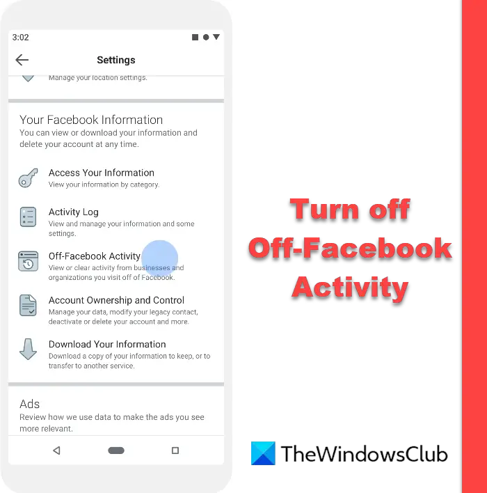 off-facebook activity