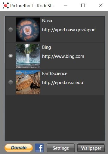 PictureThrill wallpaper changer app for Windows 11 10 - 14