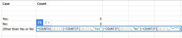 how-to-count-number-of-yes-or-no-entries-in-excel