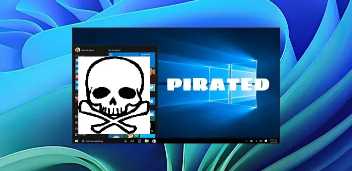 Disadvantages of pirated Windows