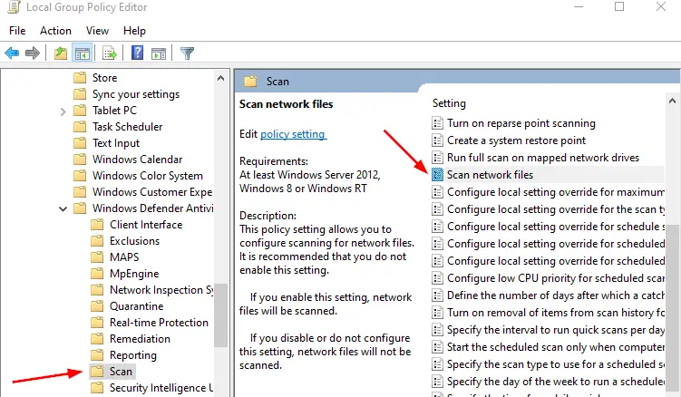 How to enable Network scanning in Windows Defender on Windows 11/10