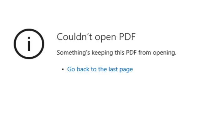 failed to load pdf document google chrome