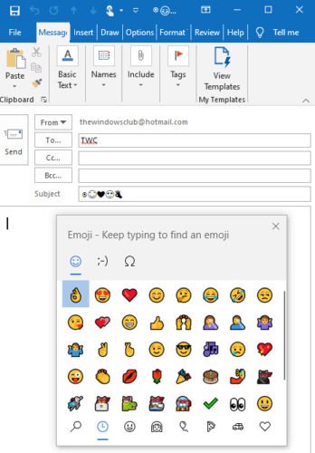 Can You Insert Emojis In Outlook Subject Line