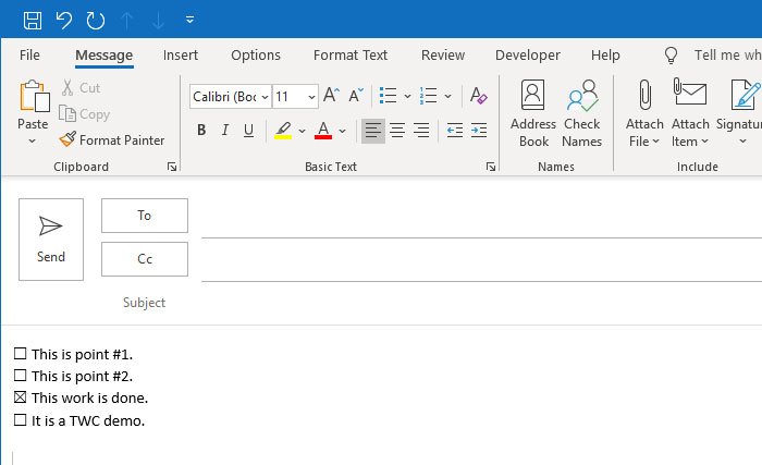 microsoft word checkbox content control group